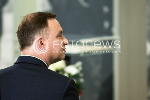  11.09.2017 WARSZAWA<br />INAUGURACYJNE POSIEDZENIE KOMITETU NARODOWYCH OBCHODOW SERNEJ ROCZNICY ODZYSKANIA NIEPODLEGLOSCI RP<br />N/Z PREZYDENT RP ANDRZEJ DUDA<br /> 