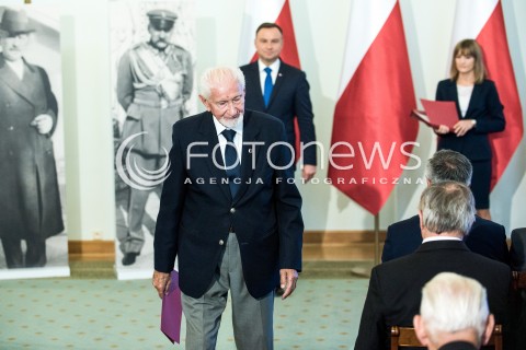  11.09.2017 WARSZAWA<br />INAUGURACYJNE POSIEDZENIE KOMITETU NARODOWYCH OBCHODOW SERNEJ ROCZNICY ODZYSKANIA NIEPODLEGLOSCI RP<br />N/Z LESZEK ZUKOWSKI ANDRZEJ DUDA<br /> 