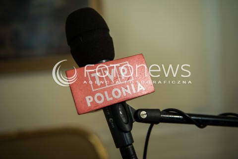  11.09.2017 WARSZAWA<br />INAUGURACYJNE POSIEDZENIE KOMITETU NARODOWYCH OBCHODOW SERNEJ ROCZNICY ODZYSKANIA NIEPODLEGLOSCI RP<br />N/Z LOGO NAPIS TVP POLONIA MIKROFON<br /> 