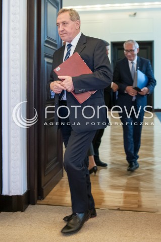  12.09.2017 WARSZAWA<br />POSIEDZENIE RADY MINISTROW<br />N/Z HENRYK KOWALCZYK<br /> 