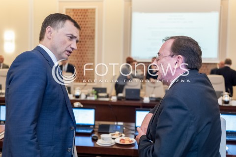  12.09.2017 WARSZAWA<br />POSIEDZENIE RADY MINISTROW<br />N/Z ZBIGNIEW ZIOBRO MARIUSZ KAMINSKI<br /> 