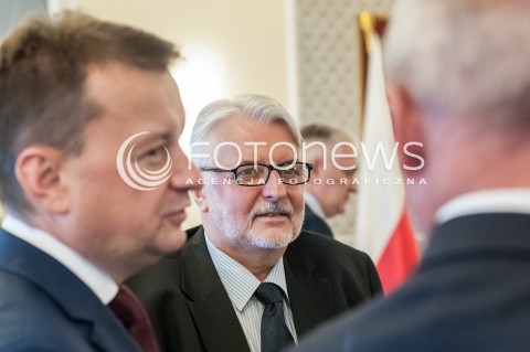  12.09.2017 WARSZAWA<br />POSIEDZENIE RADY MINISTROW<br />N/Z WITOLD WASZCZYKOWSKI MARIUSZ BLASZCZAK<br /> 