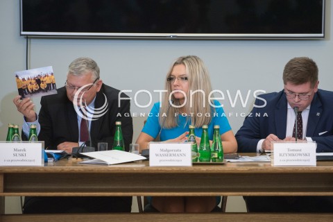 Posiedzenie komisji śledczej ds. Amber Gold w Warszawie