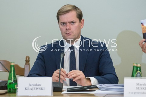  12.09.2017 WARSZAWA SEJM<br />KOMISJA SLEDCZA DS. AMBER GOLD<br />N/Z JAROSLAW KRAJEWSKI<br /> 