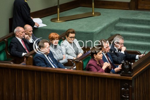  12.09.2017 WARSZAWA<br />POSIEDZENIE SEJMU RP <br />N/Z RADA MINISTROW BEATA SZYDLO ELZIBETA RAFALSKA MARIUSZ BLASZCZAK PIOTR GLINSKI ANTONI MACIEREWICZ ANNA ZALEWSKA JAROSLAW ZIELINSKI<br /> 