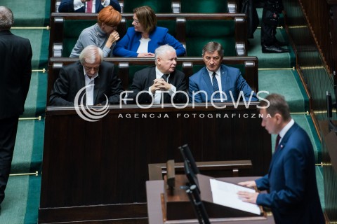 Posiedzenie Sejmu w Warszawie