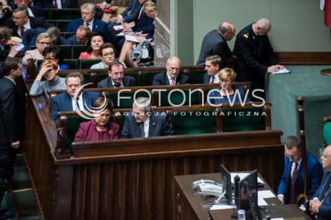  12.09.2017 WARSZAWA<br />POSIEDZENIE SEJMU RP <br />N/Z RADA MINISTROW BEATA SZYDLO JAROSLAW ZIELINSKI PIOTR GLINSKI ANTONI MACIEREWICZ MARIUSZ KAMINSKI<br /> 