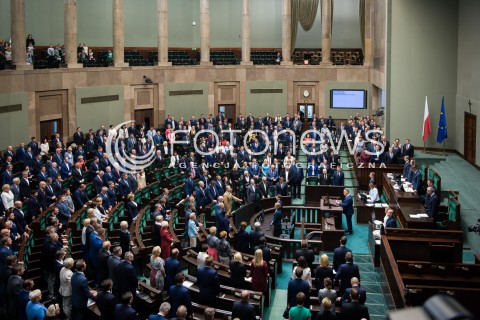  12.09.2017 WARSZAWA<br />POSIEDZENIE SEJMU RP <br />N/Z POSLOWIE SEJM SALA WIDOK VIEW MINUTA CISZY<br /> 