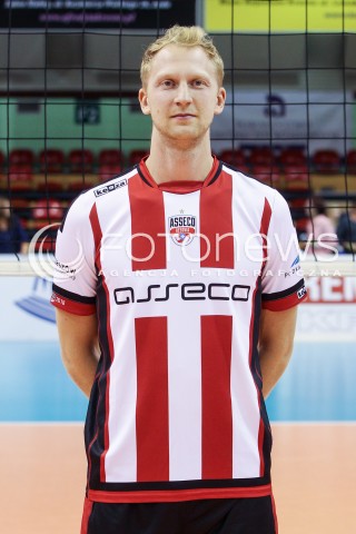  14.09.2017 KROSNO  <br />X MIEDZYNARODOWY TURNIEJ O PUCHAR PREZYDENTA MIASTA KROSNA<br />MECZ ASSECO RESOVIA - LOKOMOTIV CHARKOW <br />N/Z JAKUB JAROSZ <br /> 