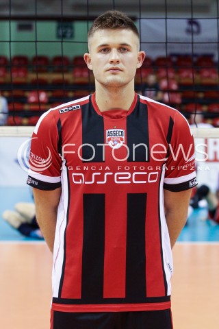  14.09.2017 KROSNO  <br />X MIEDZYNARODOWY TURNIEJ O PUCHAR PREZYDENTA MIASTA KROSNA<br />MECZ ASSECO RESOVIA - LOKOMOTIV CHARKOW <br />N/Z MATEUSZ MASLOWSKI <br /> 