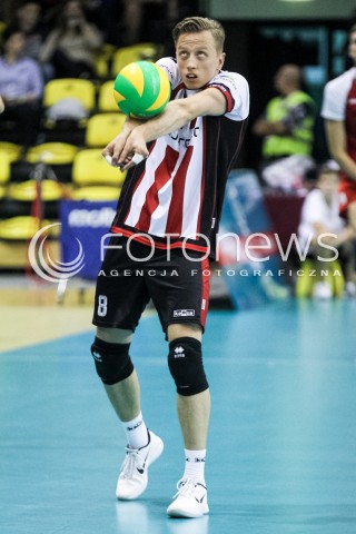  14.09.2017 KROSNO  <br />X MIEDZYNARODOWY TURNIEJ O PUCHAR PREZYDENTA MIASTA KROSNA<br />MECZ ASSECO RESOVIA - LOKOMOTIV CHARKOW <br />N/Z ELVISS KRASTINS SYLWETKA <br /> 