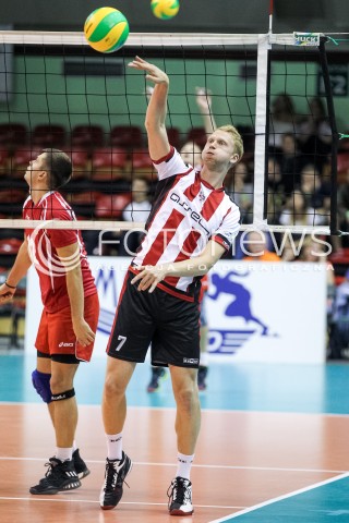  14.09.2017 KROSNO  <br />X MIEDZYNARODOWY TURNIEJ O PUCHAR PREZYDENTA MIASTA KROSNA<br />MECZ ASSECO RESOVIA - LOKOMOTIV CHARKOW <br />N/Z JAKUB JAROSZ SYLWETKA <br /> 