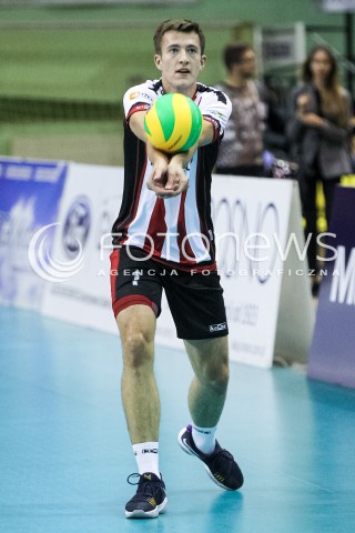  14.09.2017 KROSNO  <br />X MIEDZYNARODOWY TURNIEJ O PUCHAR PREZYDENTA MIASTA KROSNA<br />MECZ ASSECO RESOVIA - LOKOMOTIV CHARKOW <br />N/Z MICHAL KEDZIERSKI SYLWETKA <br /> 