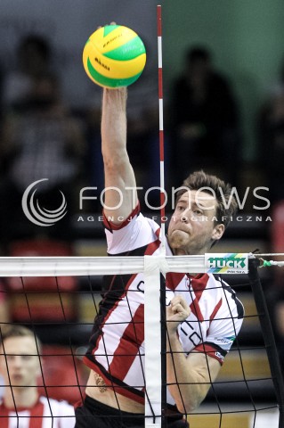  14.09.2017 KROSNO  <br />X MIEDZYNARODOWY TURNIEJ O PUCHAR PREZYDENTA MIASTA KROSNA<br />MECZ ASSECO RESOVIA - LOKOMOTIV CHARKOW <br />N/Z JOCHEN SCHOPS SYLWETKA ATAK <br /> 