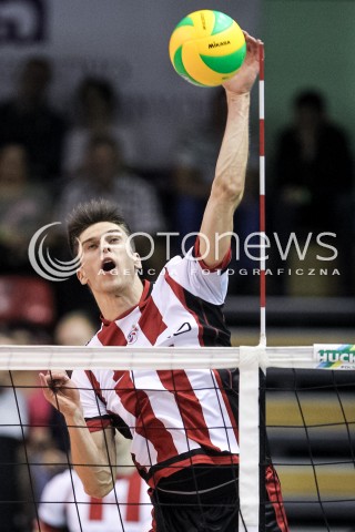  14.09.2017 KROSNO  <br />X MIEDZYNARODOWY TURNIEJ O PUCHAR PREZYDENTA MIASTA KROSNA<br />MECZ ASSECO RESOVIA - LOKOMOTIV CHARKOW <br />N/Z ALEKSANDER SLIWKA SYLWETKA ATAK <br /> 