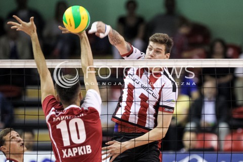  14.09.2017 KROSNO  <br />X MIEDZYNARODOWY TURNIEJ O PUCHAR PREZYDENTA MIASTA KROSNA<br />MECZ ASSECO RESOVIA - LOKOMOTIV CHARKOW <br />N/Z BARTLOMIEJ LEMANSKI <br /> 