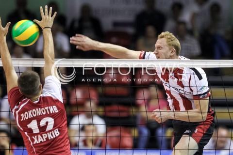  14.09.2017 KROSNO  <br />X MIEDZYNARODOWY TURNIEJ O PUCHAR PREZYDENTA MIASTA KROSNA<br />MECZ ASSECO RESOVIA - LOKOMOTIV CHARKOW <br />N/Z JAKUB JAROSZ <br /> 