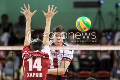  14.09.2017 KROSNO  <br />X MIEDZYNARODOWY TURNIEJ O PUCHAR PREZYDENTA MIASTA KROSNA<br />MECZ ASSECO RESOVIA - LOKOMOTIV CHARKOW <br />N/Z BARTLOMIEJ LEMANSKI <br /> 