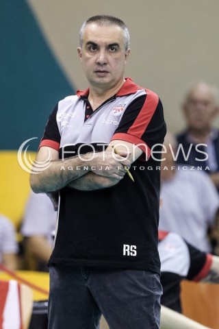  14.09.2017 KROSNO  <br />X MIEDZYNARODOWY TURNIEJ O PUCHAR PREZYDENTA MIASTA KROSNA<br />MECZ ASSECO RESOVIA - LOKOMOTIV CHARKOW <br />N/Z ROBERTO SERNIOTTI - I TRENER ( HEAD COACH ) SYLWETKA <br /> 