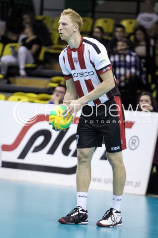  14.09.2017 KROSNO  <br />X MIEDZYNARODOWY TURNIEJ O PUCHAR PREZYDENTA MIASTA KROSNA<br />MECZ ASSECO RESOVIA - LOKOMOTIV CHARKOW <br />N/Z JAKUB JAROSZ SYLWETKA <br /> 