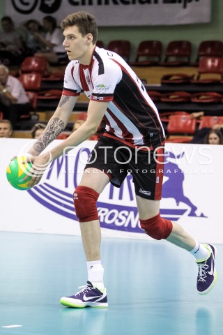  14.09.2017 KROSNO  <br />X MIEDZYNARODOWY TURNIEJ O PUCHAR PREZYDENTA MIASTA KROSNA<br />MECZ ASSECO RESOVIA - LOKOMOTIV CHARKOW <br />N/Z BARTLOMIEJ LEMANSKI SYLWETKA <br /> 