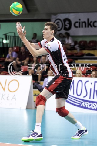  14.09.2017 KROSNO  <br />X MIEDZYNARODOWY TURNIEJ O PUCHAR PREZYDENTA MIASTA KROSNA<br />MECZ ASSECO RESOVIA - LOKOMOTIV CHARKOW <br />N/Z BARTLOMIEJ LEMANSKI SYLWETKA <br /> 