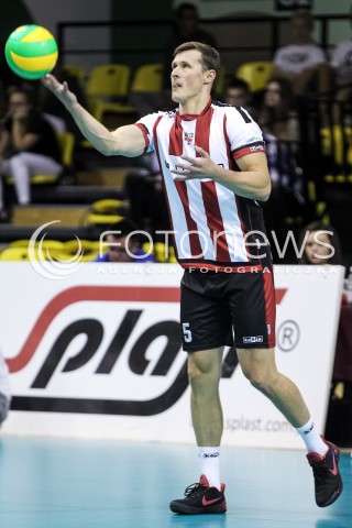  14.09.2017 KROSNO  <br />X MIEDZYNARODOWY TURNIEJ O PUCHAR PREZYDENTA MIASTA KROSNA<br />MECZ ASSECO RESOVIA - LOKOMOTIV CHARKOW <br />N/Z LUKAS TICHACEK SYLWETKA <br /> 