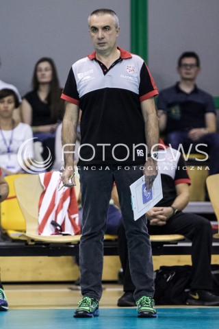  14.09.2017 KROSNO  <br />X MIEDZYNARODOWY TURNIEJ O PUCHAR PREZYDENTA MIASTA KROSNA<br />MECZ ASSECO RESOVIA - LOKOMOTIV CHARKOW <br />N/Z ROBERTO SERNIOTTI - I TRENER ( HEAD COACH ) SYLWETKA <br /> 