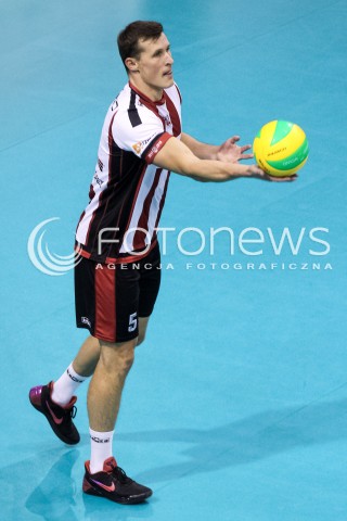  14.09.2017 KROSNO  <br />X MIEDZYNARODOWY TURNIEJ O PUCHAR PREZYDENTA MIASTA KROSNA<br />MECZ ASSECO RESOVIA - LOKOMOTIV CHARKOW <br />N/Z LUKAS TICHACEK SYLWETKA <br /> 