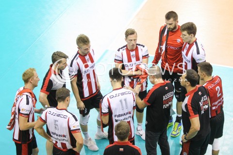  14.09.2017 KROSNO  <br />X MIEDZYNARODOWY TURNIEJ O PUCHAR PREZYDENTA MIASTA KROSNA<br />MECZ ASSECO RESOVIA - LOKOMOTIV CHARKOW <br />N/Z ELVISYLWETKA KRASTINS MARCIN MOZDZONEK ROBERTO SERNIOTTI - I TRENER ( HEAD COACH ) BARTLOMIEJ LEMANSKI DOMINIK DEPOWSKI <br /> 