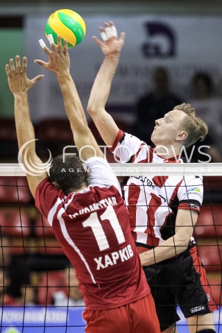  14.09.2017 KROSNO  <br />X MIEDZYNARODOWY TURNIEJ O PUCHAR PREZYDENTA MIASTA KROSNA<br />MECZ ASSECO RESOVIA - LOKOMOTIV CHARKOW <br />N/Z ELVISS KRASTINS <br /> 