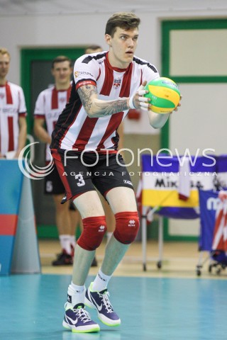  14.09.2017 KROSNO  <br />X MIEDZYNARODOWY TURNIEJ O PUCHAR PREZYDENTA MIASTA KROSNA<br />MECZ ASSECO RESOVIA - LOKOMOTIV CHARKOW <br />N/Z BARTLOMIEJ LEMANSKI SYLWETKA <br /> 