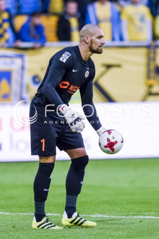  15.09.2017 GDYNIA <br />PILKA NOZNA - EKSTRAKLASA SEZON 2017/2018<br />MECZ ARKA GDYNIA - ZAGLEBIE LUBIN<br />N/Z MARTIN POLACEK<br /> 