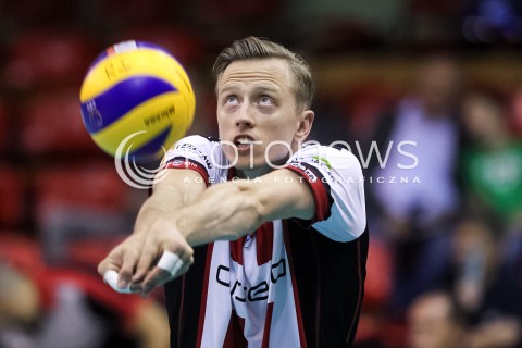  16.09.2017 KROSNO  <br />X MIEDZYNARODOWY TURNIEJ O PUCHAR PREZYDENTA MIASTA KROSNA<br />MECZ ASSECO RESOVIA - UPCAN SAN JUAN VOLLEY CLUB ARGENTYNA<br />N/Z ELVISS KRASTINS SYLWETKA <br /> 