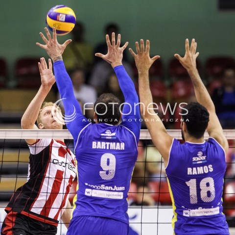  16.09.2017 KROSNO  <br />X MIEDZYNARODOWY TURNIEJ O PUCHAR PREZYDENTA MIASTA KROSNA<br />MECZ ASSECO RESOVIA - UPCAN SAN JUAN VOLLEY CLUB ARGENTYNA<br />N/Z JAKUB JAROSZ <br /> 