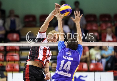  16.09.2017 KROSNO  <br />X MIEDZYNARODOWY TURNIEJ O PUCHAR PREZYDENTA MIASTA KROSNA<br />MECZ ASSECO RESOVIA - UPCAN SAN JUAN VOLLEY CLUB ARGENTYNA<br />N/Z JAKUB JAROSZ <br /> 