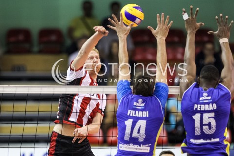  16.09.2017 KROSNO  <br />X MIEDZYNARODOWY TURNIEJ O PUCHAR PREZYDENTA MIASTA KROSNA<br />MECZ ASSECO RESOVIA - UPCAN SAN JUAN VOLLEY CLUB ARGENTYNA<br />N/Z JAKUB JAROSZ <br /> 