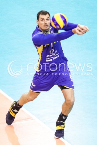  16.09.2017 KROSNO  <br />X MIEDZYNARODOWY TURNIEJ O PUCHAR PREZYDENTA MIASTA KROSNA<br />MECZ ASSECO RESOVIA - UPCAN SAN JUAN VOLLEY CLUB ARGENTYNA<br />N/Z ZBIGNIEW BARTMAN SYLWETKA <br /> 