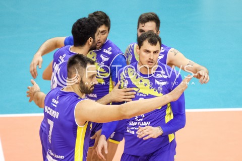  16.09.2017 KROSNO  <br />X MIEDZYNARODOWY TURNIEJ O PUCHAR PREZYDENTA MIASTA KROSNA<br />MECZ ASSECO RESOVIA - UPCAN SAN JUAN VOLLEY CLUB ARGENTYNA<br />N/Z ZBIGNIEW BARTMAN NIKOLAY UCHIKOV <br /> 