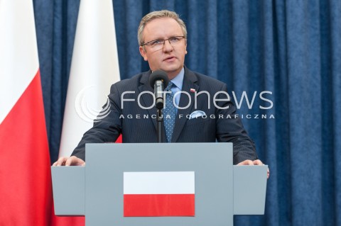 18.09.2017 WARSZAWA<br />KONFERENCJA PRASOWA MINISTROW W KANCELARII PREZYDENTA RP <br />N/Z KRZYSZTOF SZCZERSKI <br /> 