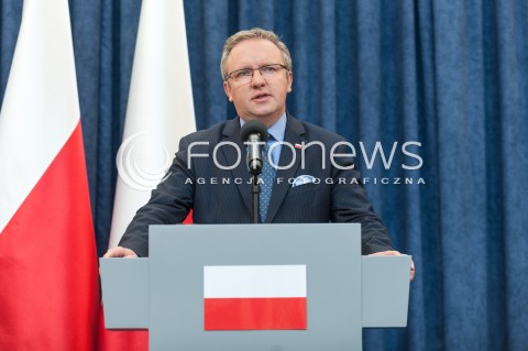  18.09.2017 WARSZAWA<br />KONFERENCJA PRASOWA MINISTROW W KANCELARII PREZYDENTA RP <br />N/Z KRZYSZTOF SZCZERSKI <br /> 