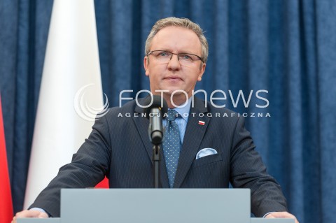  18.09.2017 WARSZAWA<br />KONFERENCJA PRASOWA MINISTROW W KANCELARII PREZYDENTA RP <br />N/Z KRZYSZTOF SZCZERSKI <br /> 