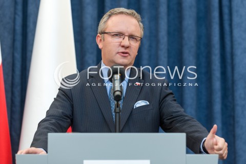  18.09.2017 WARSZAWA<br />KONFERENCJA PRASOWA MINISTROW W KANCELARII PREZYDENTA RP <br />N/Z KRZYSZTOF SZCZERSKI <br /> 