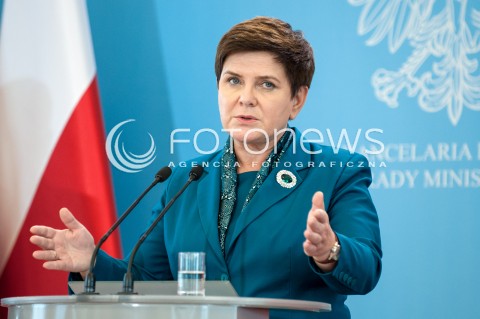  19.09.2017 WARSZAWA<br />KONFERENCJA PREMIER I MINISTRA SPRAWIEDLIWOSCI<br />N/Z BEATA SZYDLO<br /> 