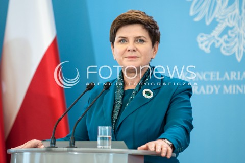  19.09.2017 WARSZAWA<br />KONFERENCJA PREMIER I MINISTRA SPRAWIEDLIWOSCI<br />N/Z BEATA SZYDLO<br /> 