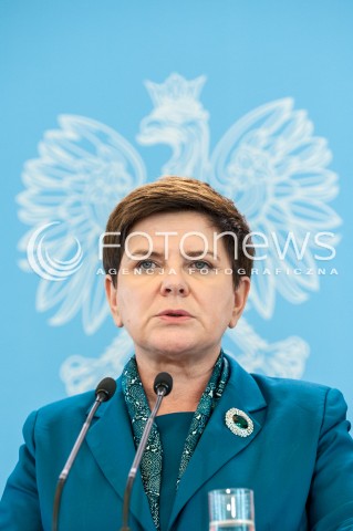  19.09.2017 WARSZAWA<br />KONFERENCJA PREMIER I MINISTRA SPRAWIEDLIWOSCI<br />N/Z BEATA SZYDLO<br /> 