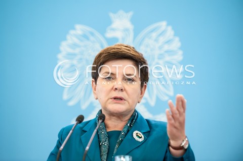  19.09.2017 WARSZAWA<br />KONFERENCJA PREMIER I MINISTRA SPRAWIEDLIWOSCI<br />N/Z BEATA SZYDLO<br /> 