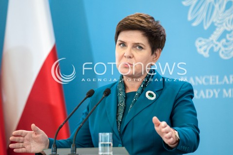  19.09.2017 WARSZAWA<br />KONFERENCJA PREMIER I MINISTRA SPRAWIEDLIWOSCI<br />N/Z BEATA SZYDLO<br /> 
