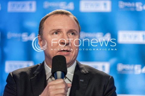  19.09.2017 WARSZAWA<br />KONFERENCJA PRASOWA JACKA KURSKIEGO DOTYCZACA OPOLA 2017<br />N/Z PREZES TVP SA JACEK KURSKI<br /> 