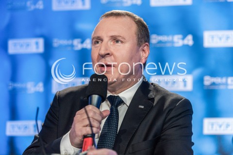  19.09.2017 WARSZAWA<br />KONFERENCJA PRASOWA JACKA KURSKIEGO DOTYCZACA OPOLA 2017<br />N/Z PREZES TVP SA JACEK KURSKI<br /> 